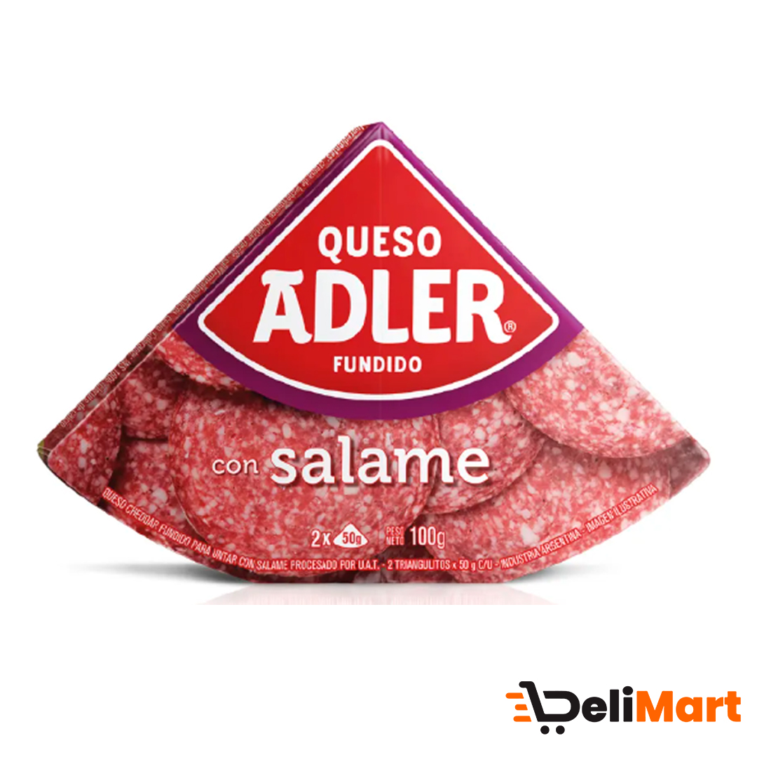 Queso Fundido Salame Adler 100gr