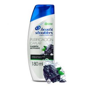 Shampoo Head & Shoulders Purificación Capilar Carbón Activado 180ml