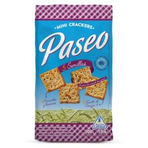 Galletitas De Agua Cinco Semillas Paseo 300 Gr