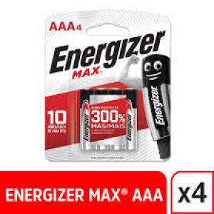 Pilas AAA Energizer x 4 uni
