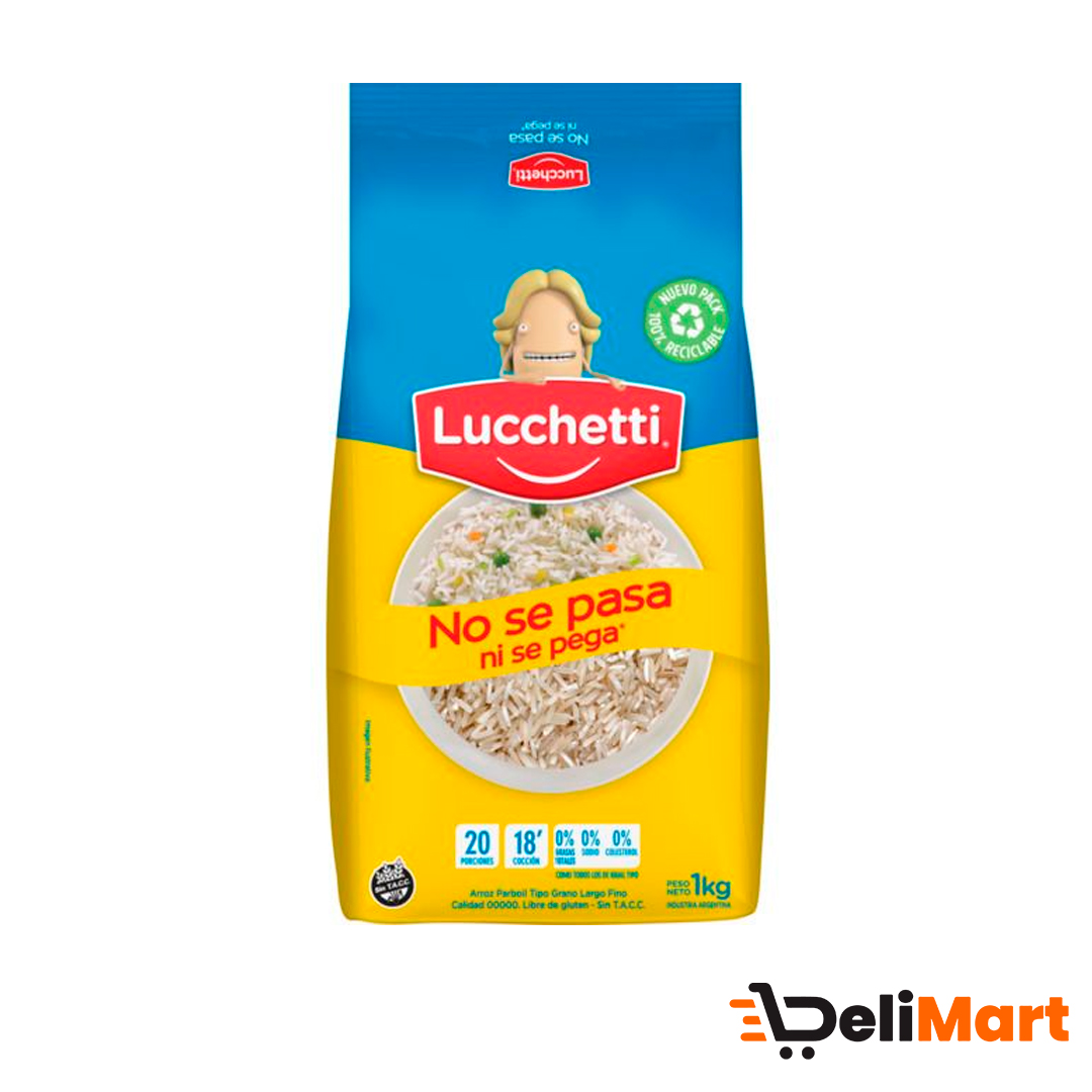 Arroz Parboil Largo Fino Lucchetti 1Kg
