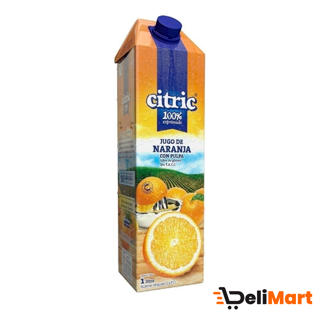 Jugo De Naranja Con Pulpa Citric 1 Lt