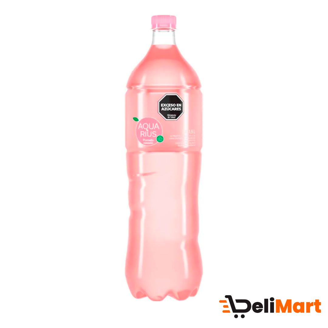 Agua Saborizada Aquarius Pomelo Rosado x 1,5lt