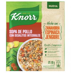 Sopa Knorr de Pollo con Dedalito integrales X80g