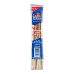 Palillos Para Brochette Ideal /25 Unidades
