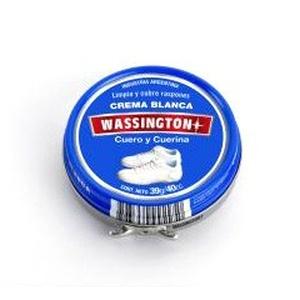 Pomada Para Calzado Wassington Blaco 39 G