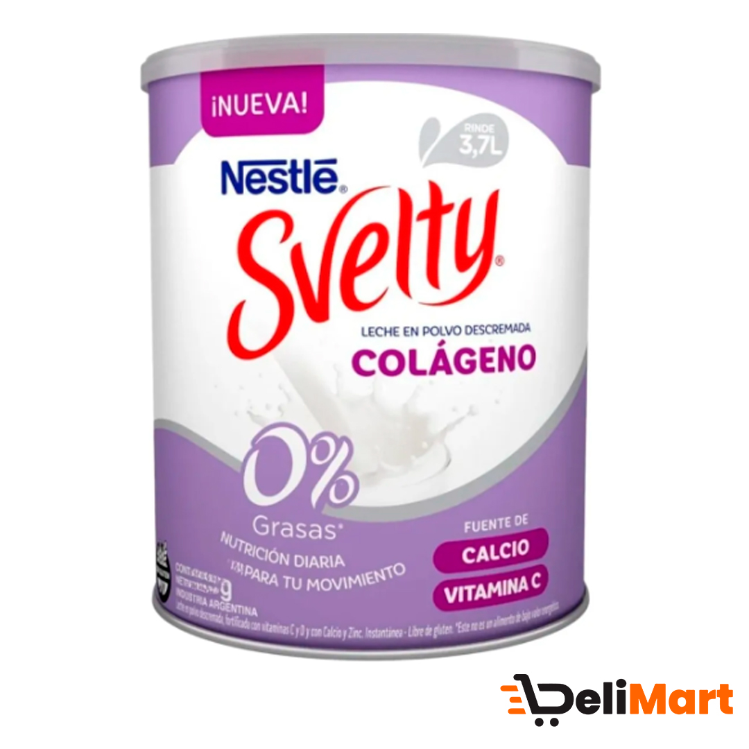 Leche en Polvo Descremada Colageno Svelty x 370gr