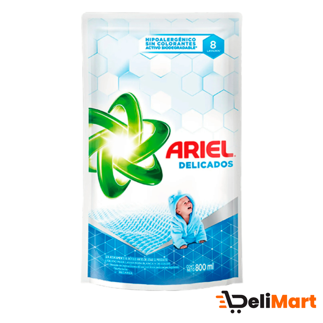 Jabon Liquido Para Ropa Ariel Delicados 800 ml