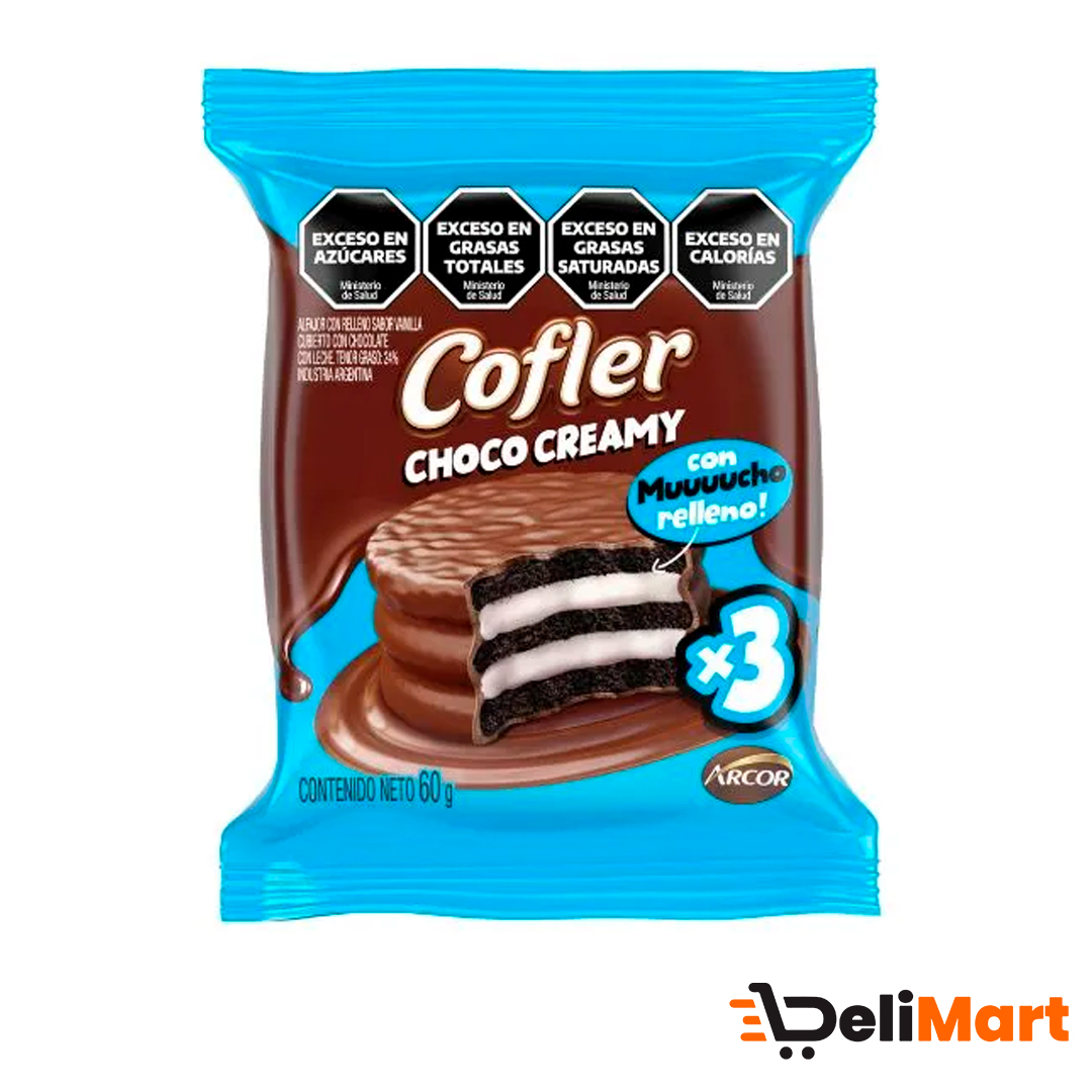 Alfajor Cofler Choco Creamy x 60 gr