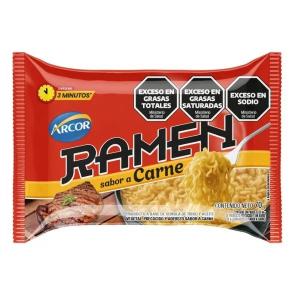 Ramen Sabor Carne Arcor x 70 grs