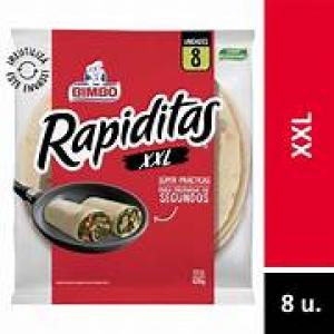 Rapiditas Bimbo Clasicas XXL 8 unidades 620g