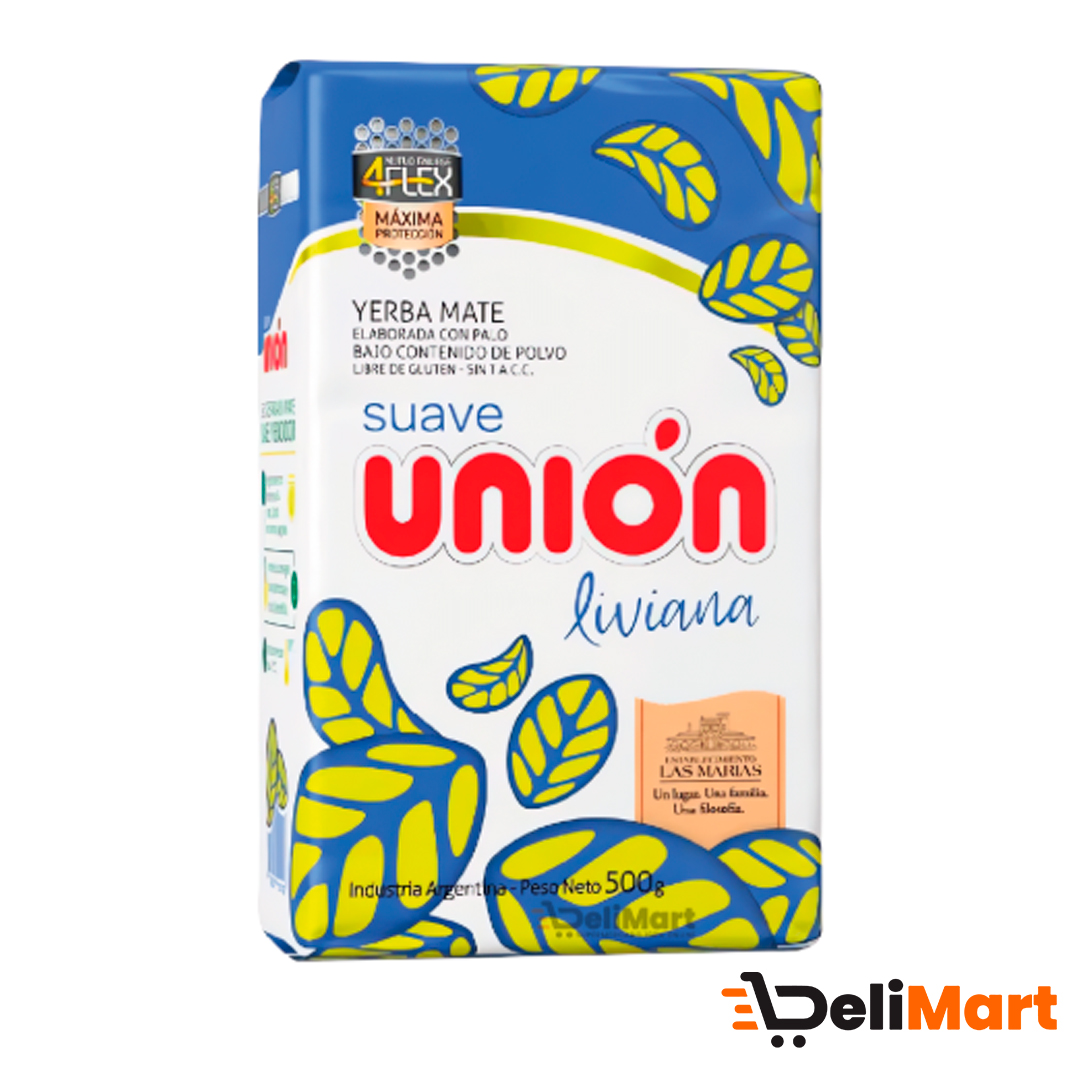 Yerba Mate Unión Suave Liviana 500 Gr