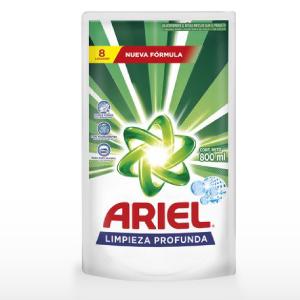 Jabon Liquido Ariel Limpieza Profunda Doy Pack x800 Ml