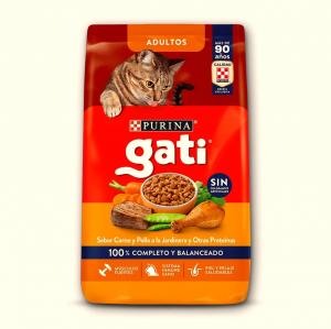 Alimento Para Gato Gati Sabor Carne y Pollo X1kg