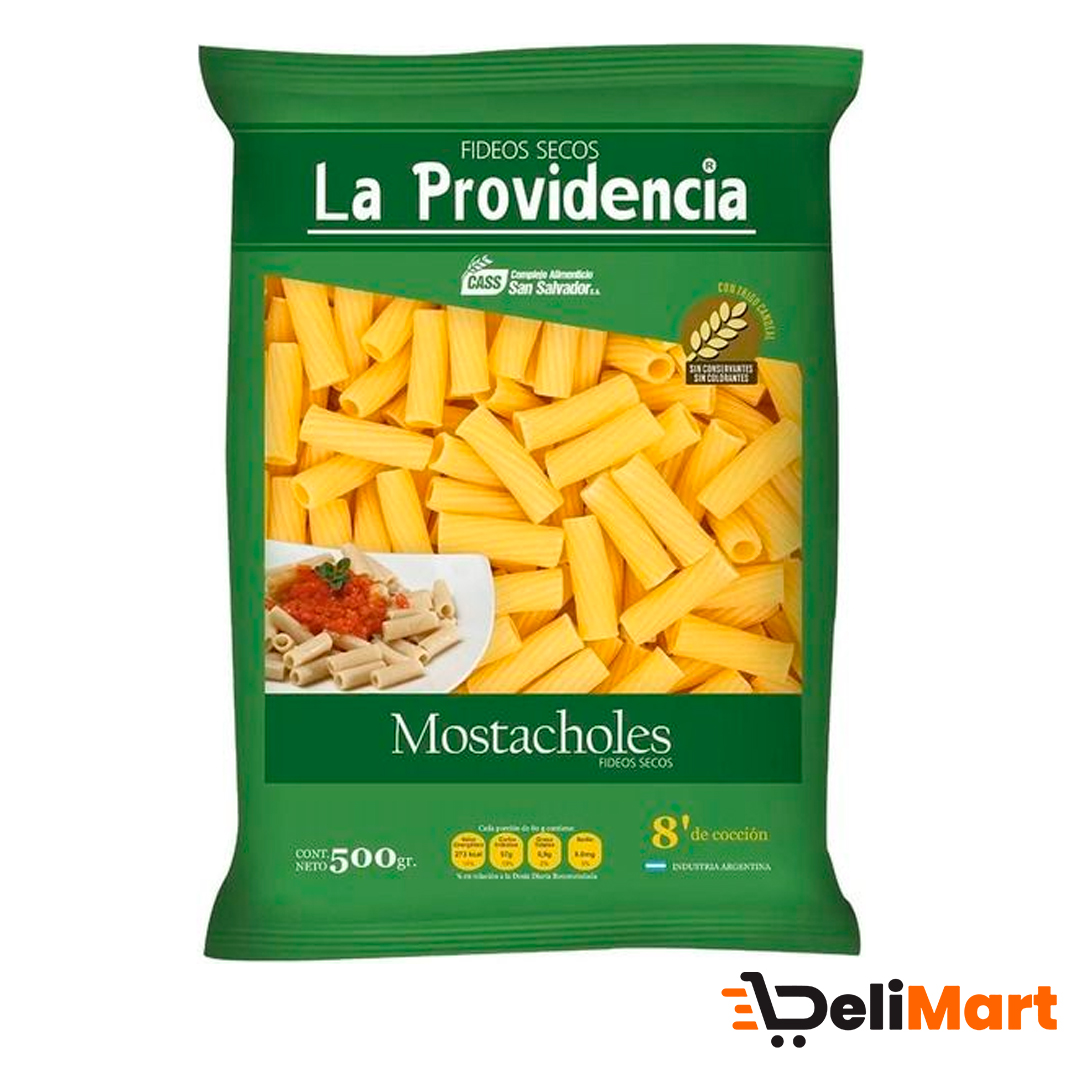 Fideos Mostacholes La Providencia 500gr