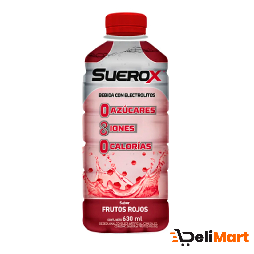 Bebida Hidratante Frutos Rojos Suerox 630 Ml
