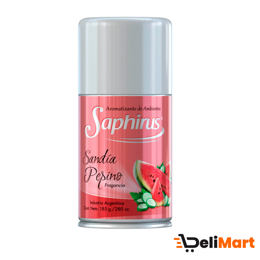 Aromatizante Saphirus Fragancia Sandia Pepino 185 Gr