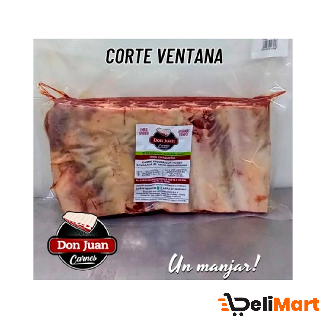 Costilla Ventana Don Juan - Envasado al vacío - El kilo a