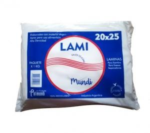 Separadores para Frizzer 20X25cm Paquete X1Kg