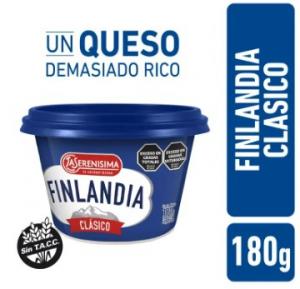 Queso Untable Finlandia Clásico La Serenisima x 180 Gr