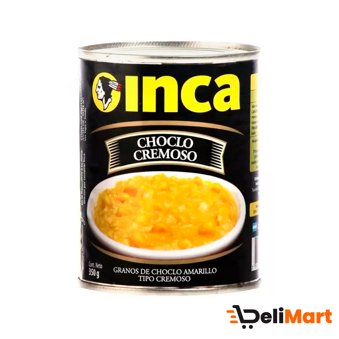 Conserva Vegetales Choclo Cremoso Amarillo Inca 350 Gr