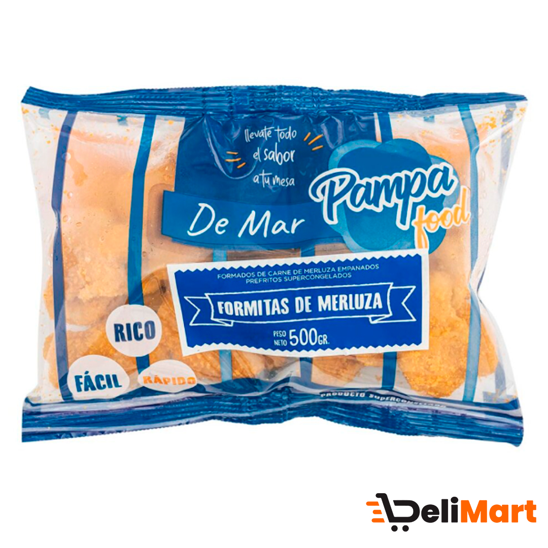 Formitas De Merluza Congeladas Pampa Food 500 G