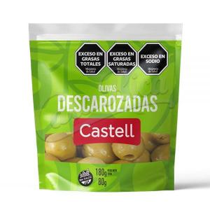 Aceitunas Verde Descarozadas Castell 80 gr
