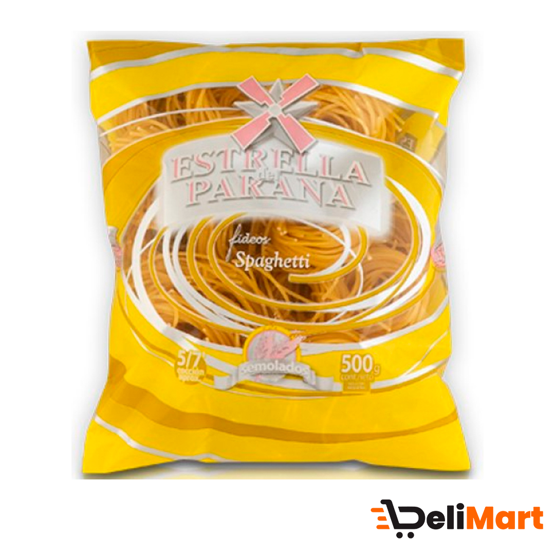 Fideos Spaghetti Semolados Estrella Del Para 500 g
