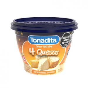 Queso Untable Tonadita 4 Quesos 180 Gr