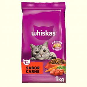 Alimento Gato Whiskas Carne 1kg