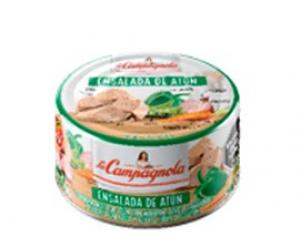 Ensalada de Atun con Morron Verde-Cebolla-Zanahoria-Arveja x 180gr