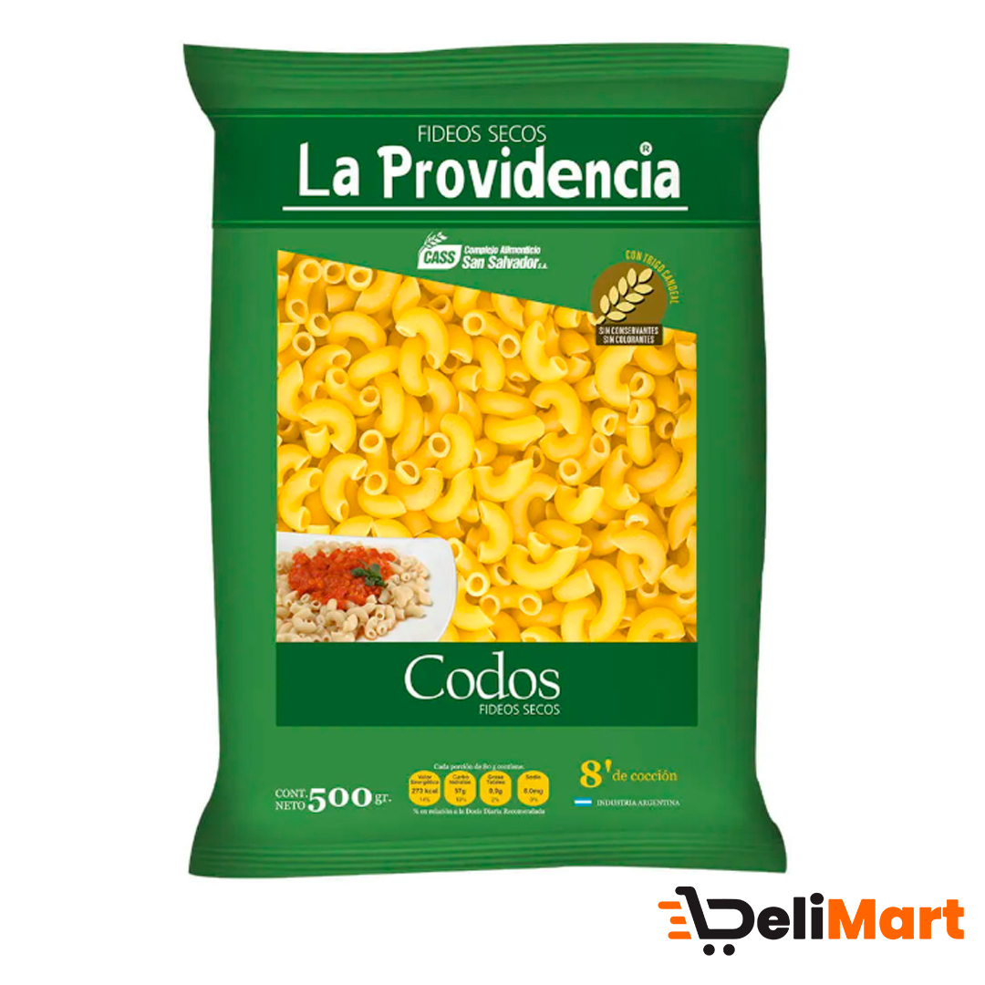 Fideos Codo La Providencia 500 Gr