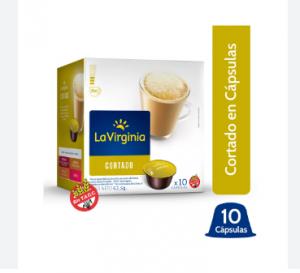Cafe en Capsulas Cortado La Virginia 10 Unidades