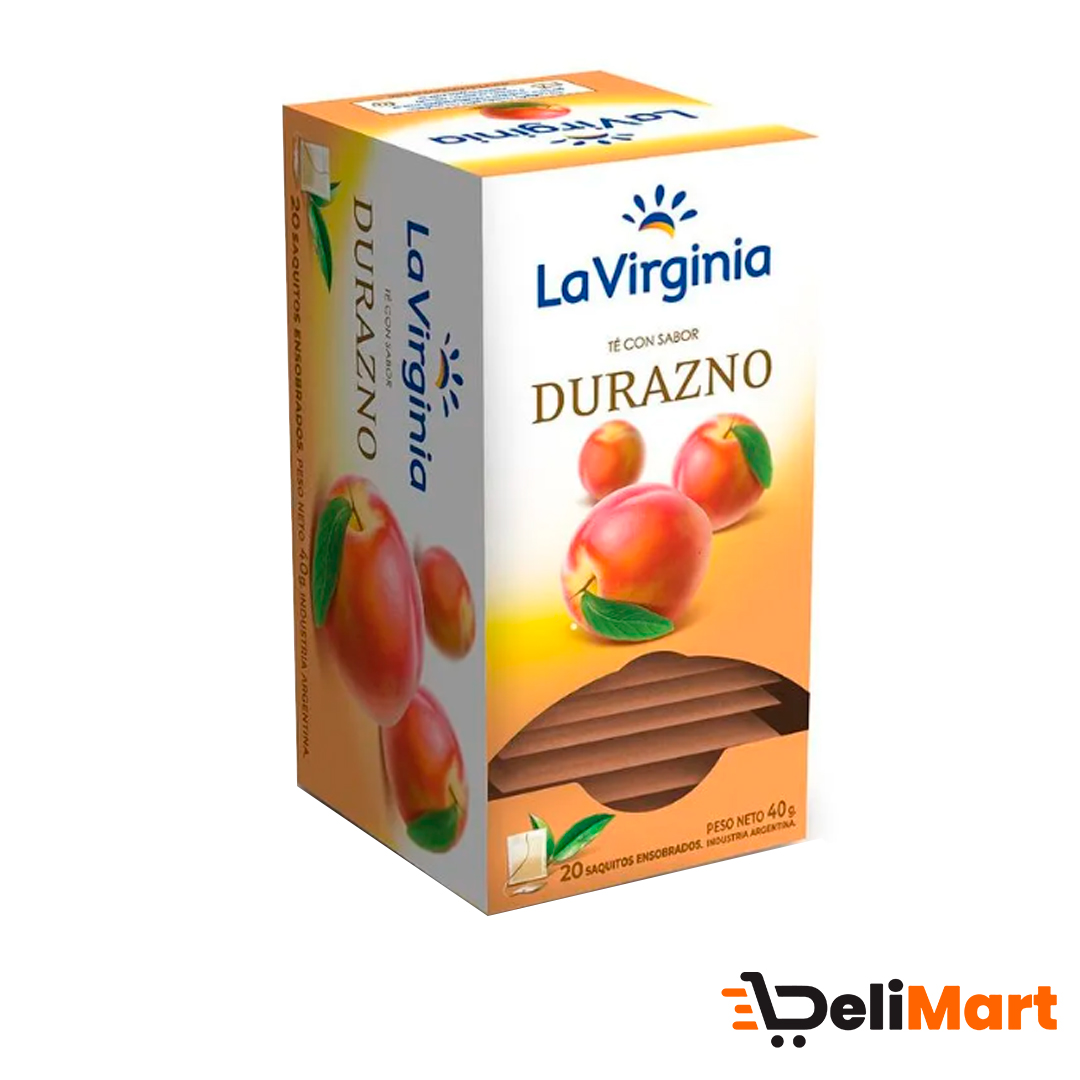 Te de Durazno La virginia x 20 saquitoa