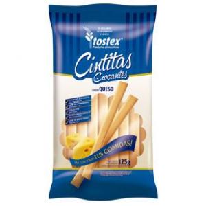 Galletitas Cintitas Crocantes Queso Tostex 125 Gr