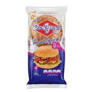 * Pan Para Hamburguesa c/sesamo Don Yeyo x 4 uni