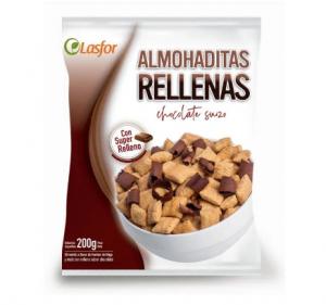 Almohaditas de Cereal Chocolate Suizo Lasfor 200 Gr