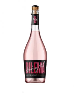 Vino Espumante Rosado Dulce Natural Dilema x 750 Gr