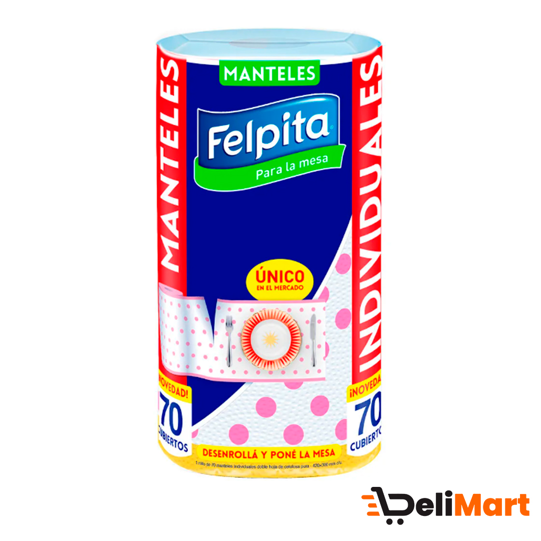 Manteles Individules Felpita x 70 uni