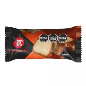 Budin Fantoche X200 Gr Sin Frutas