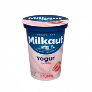 * Yogur Entero Firme Frutilla Milkaut 180 Gr
