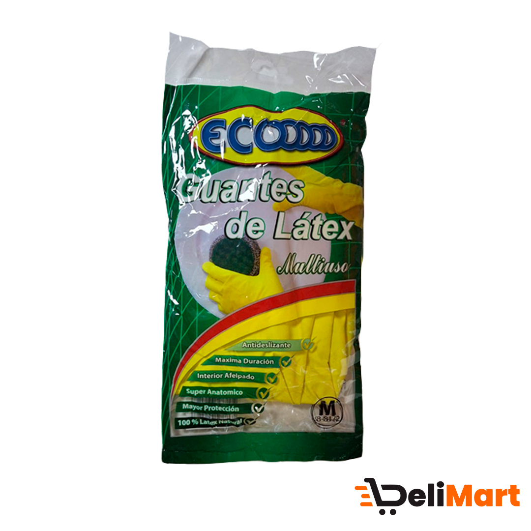 Guantes De Latex Multiuso Eco Talle M