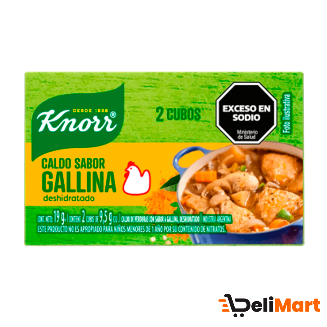 Caldo Sabor Gallina 2 Cubos 19 Gr