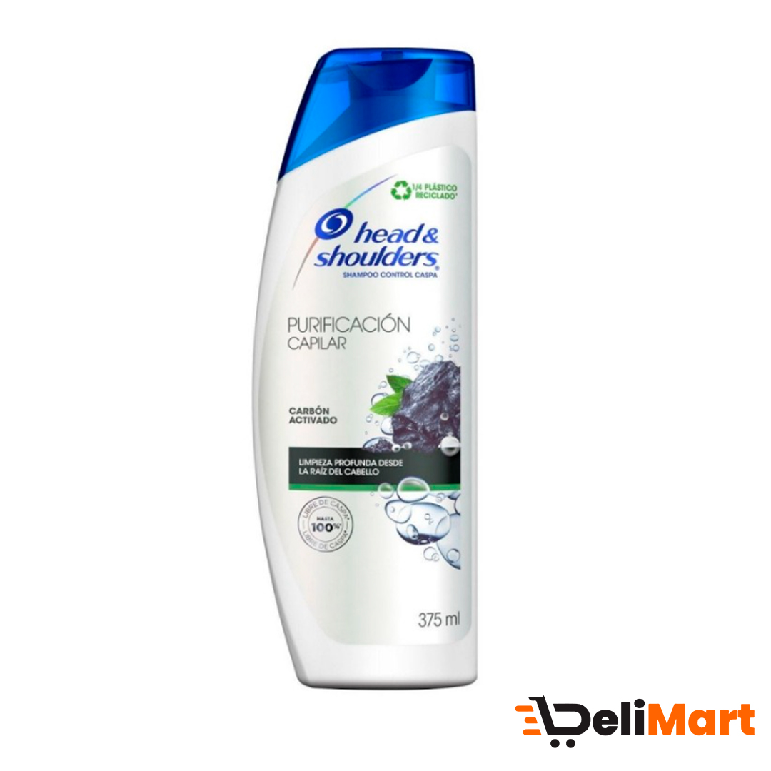 Shampoo Head Shoulders Purificacion Capilar Carbon Activo 375 Ml