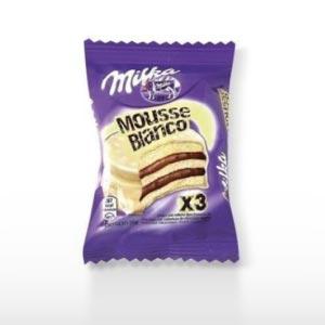 Alfajor Triple Mousse Chocolate Blanco Milka 55 Gr