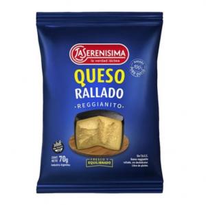 Queso Rallado La Serenisima 70 Gr