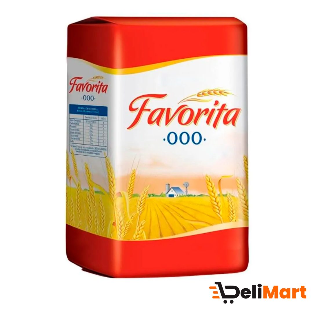 Harina De Trigo 000 Favorita 1 Kg