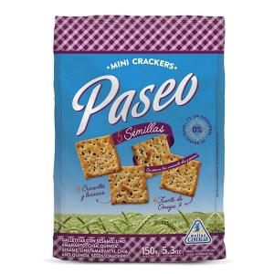 Galletitas de Agua Cinco Semillas Paseo x 150 Gr