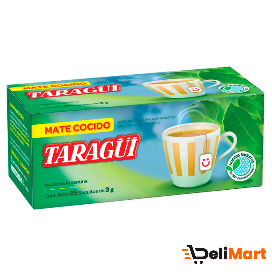 Mate Cocido Taragui En Saquitos X 25 Un