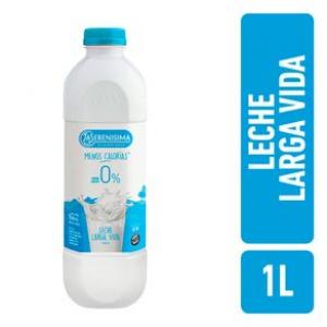 * Leche Descremada Menos Calorias La Serenisima Botella Larga Vida 1l